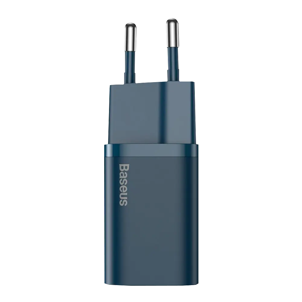 Мережевий зарядний пристрій Baseus Super Si 1Type-C 20W CCSUP-B03 Blue - фото 6