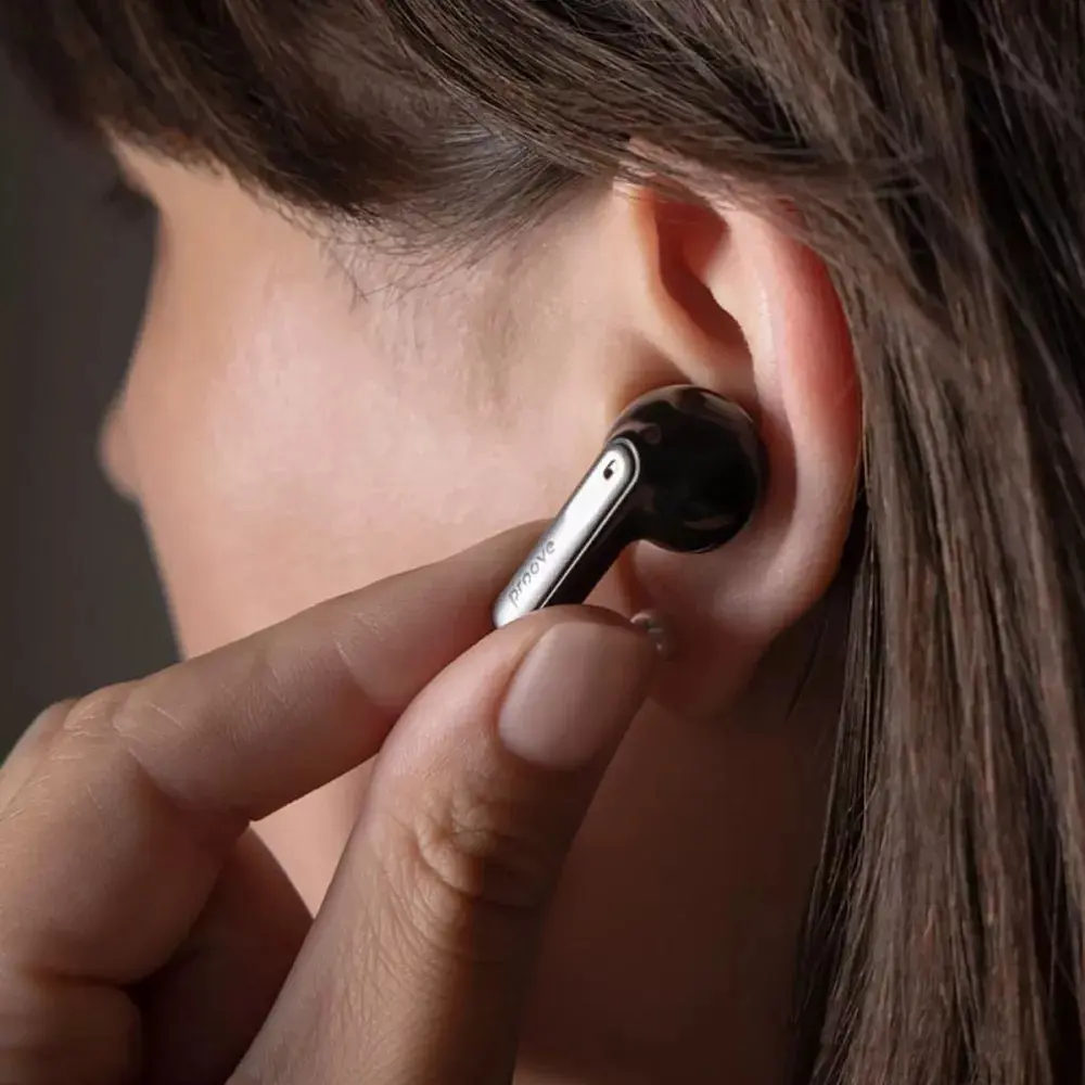 Беспроводные наушники Proove Thunder Buds TWS, IPX4, ANC, BT5.3, 40mAh, 300mAh, 4h, grey UA UCRF - фото 9