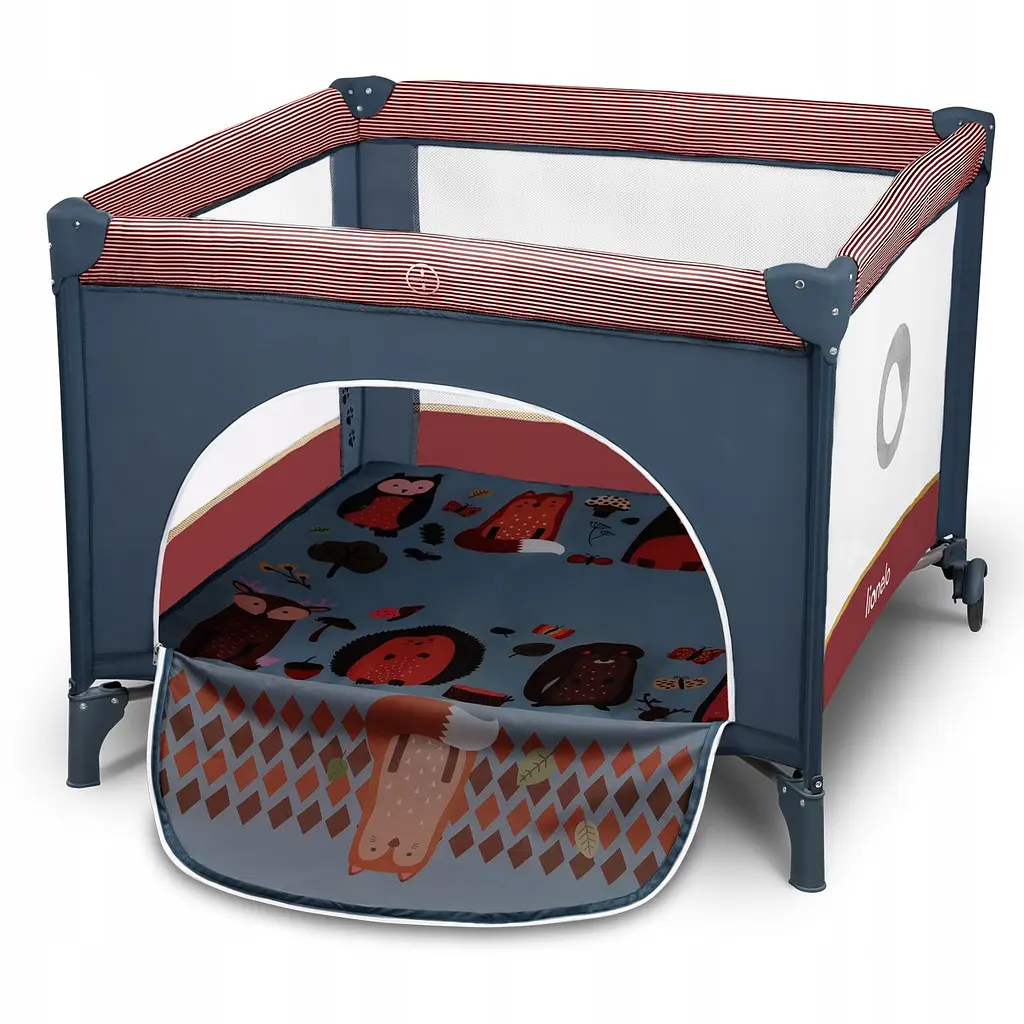 Манеж Lionelo Sofie Blue Cobalt Red - фото 6