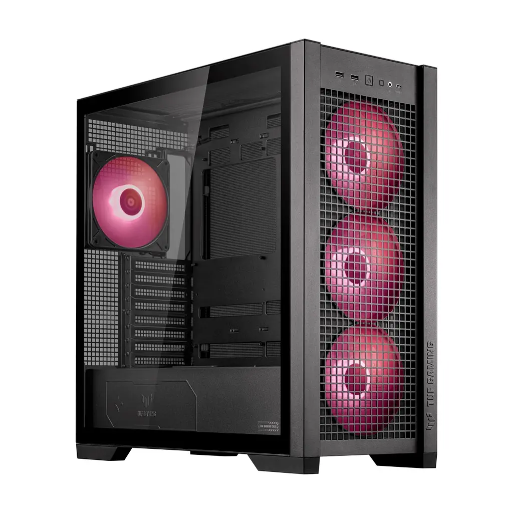 Корпус для ПК ASUS TUF Gaming GT302 ARGB Black (90DC00I0-B19000) - фото 5