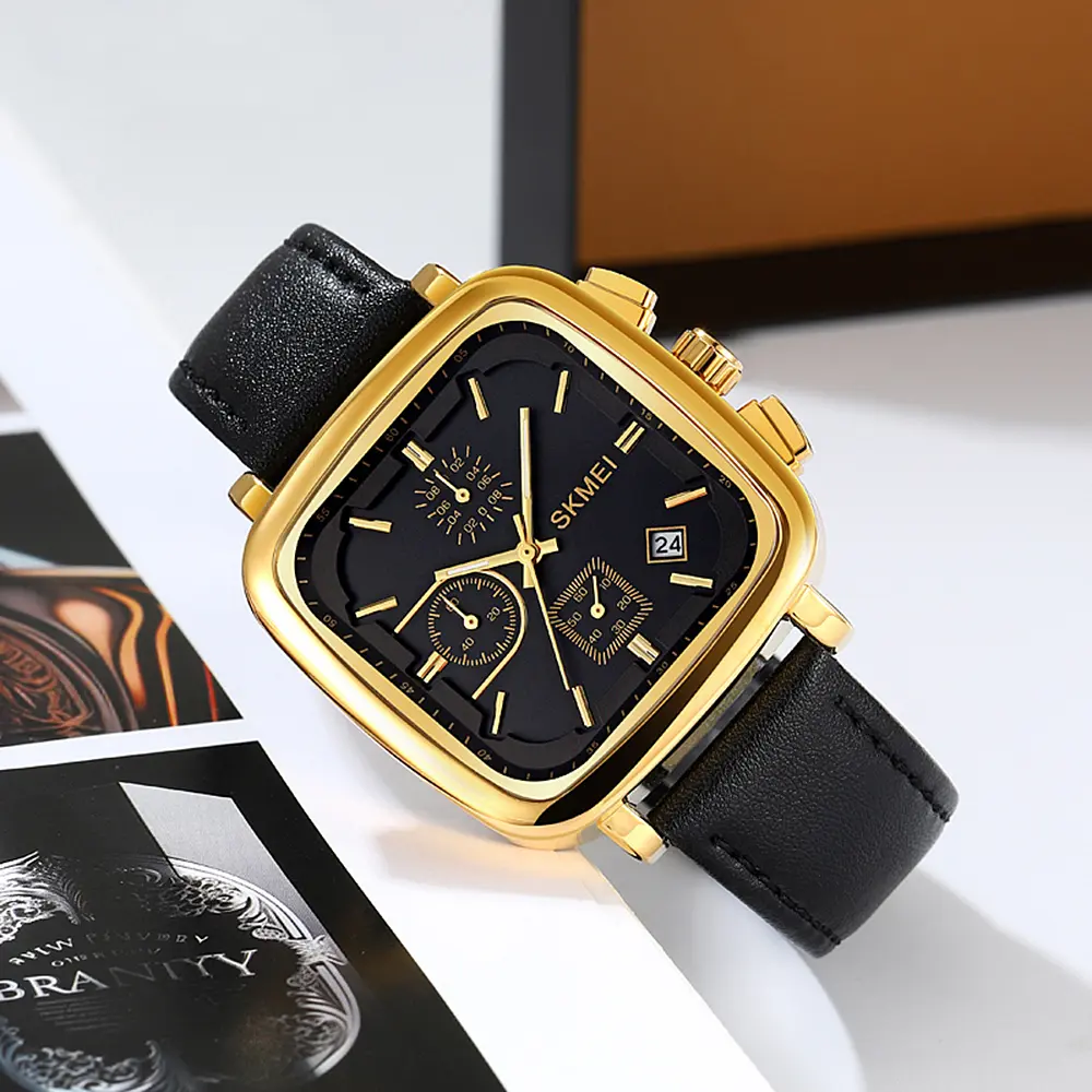 Чоловічий наручний годинник 2182GD Gold Skmei acs0030174 - фото 4