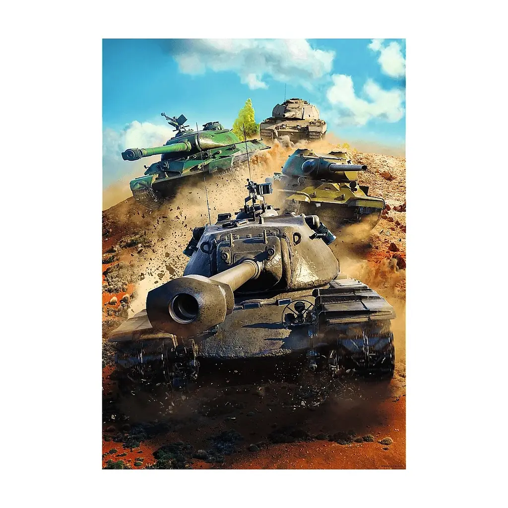 Пазл Trefl World of Tanks: Танки в бою 1000 елементів (5900511109436) - фото 2
