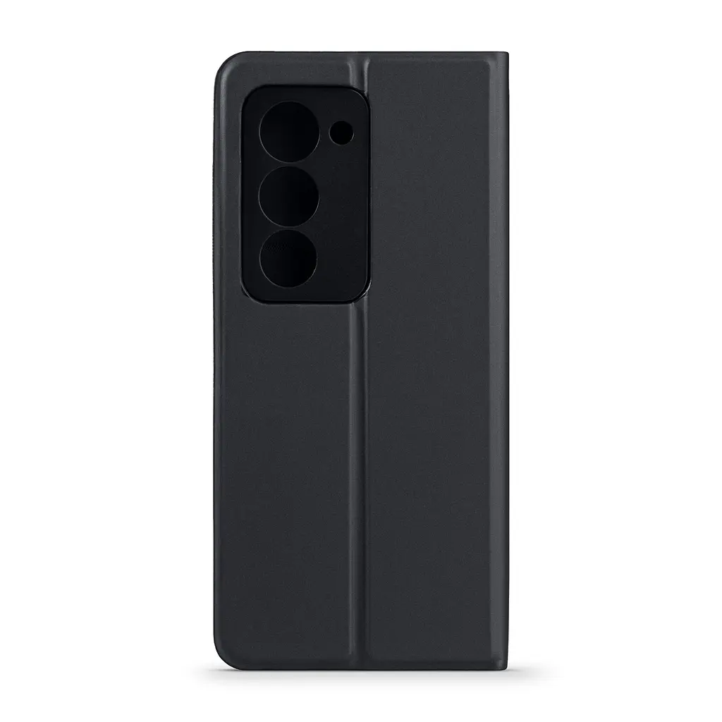 Чехол-книжка для Xiaomi Redmi 15 4G, OneFold Case, черный, из экокожи (PU) и TPU, с магнитом, с подставкой и отделением для карт, трансформируется в подставку, противоударный, защита всего корпуса, ArmorStandart (ARM85433) - фото 2
