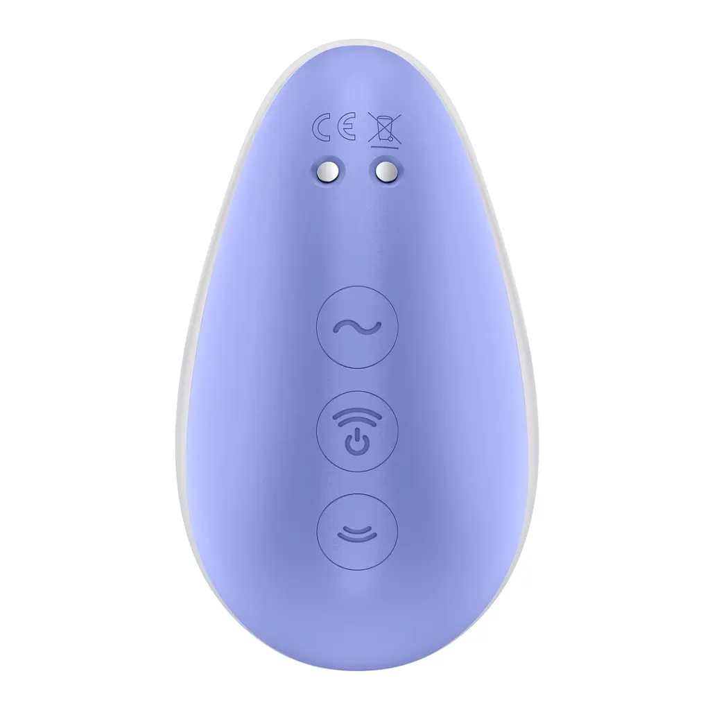 Вакуумний стимулятор клітора з вібрацією Satisfyer Pixie Dust фіолетовий - фото 4