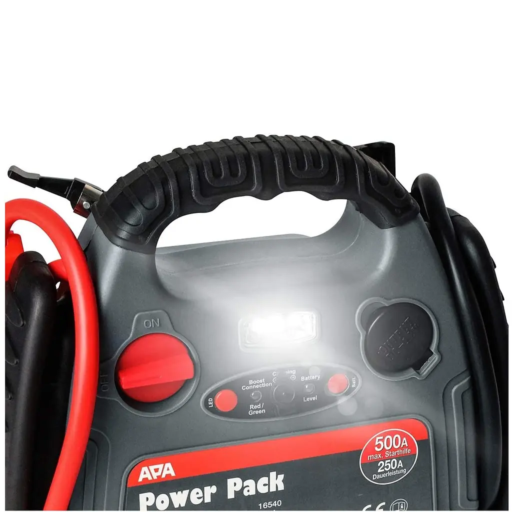 Пусковий пристрій із компресором 18 бар APA 16540 12V Power Pack - фото 3