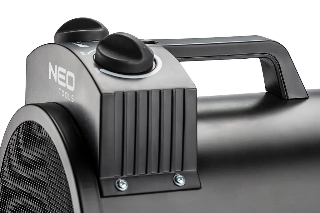 Теплова гармата Neo Tools 3 кВт, площа обігріву 30 в.м., підлоговий, чорний (90-068) - фото 2
