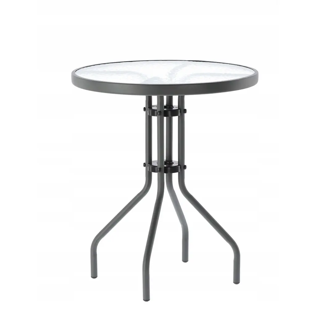 Садові меблі Chomik Bistro New стіл та 2 стільці сірий - фото 7