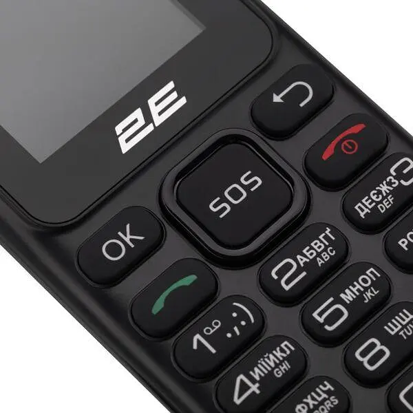 Мобильный телефон 2E S180 DualSim Black UA UCRF - фото 2