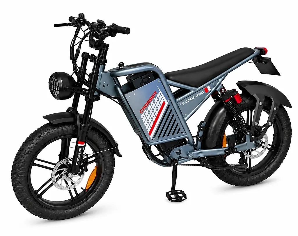 Електровелосипед Crosser E-CODE PRO PLUS 60V 2000W 26Ah Lithium, гідравлічні гальма, 7 швидкостей, 2026 - фото 2
