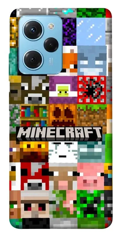 Чохол Demsky Minecraft collage для Xiaomi Poco X5 Pro 5G