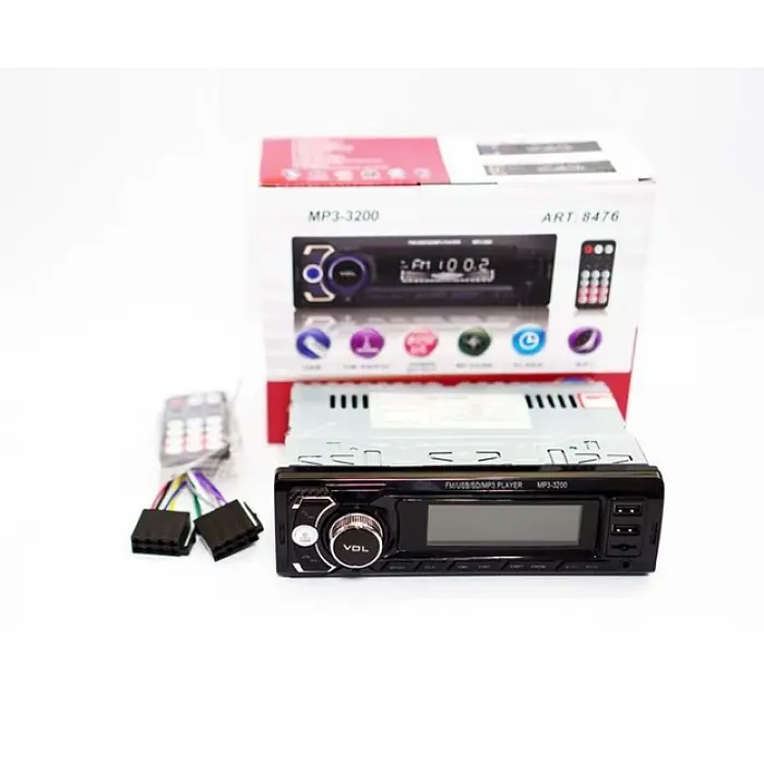 Автомагнитола UKC MP3-3200 1Din магнитола с пультом Bluetooth 4x50W - фото 5
