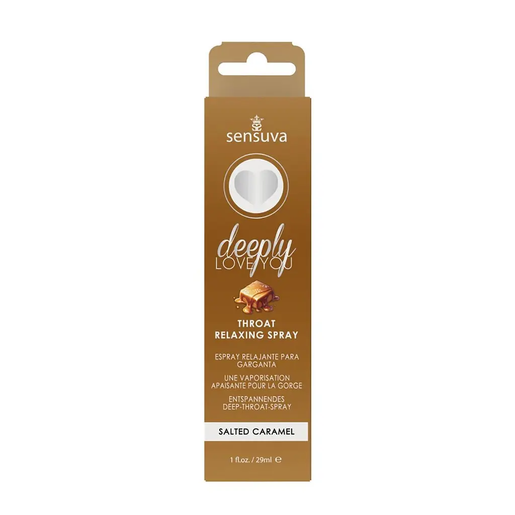 Спрей Sensuva - Deeply Love You Salted Caramel - для глибокого мінету, 29 мл (солона карамель) - фото 4