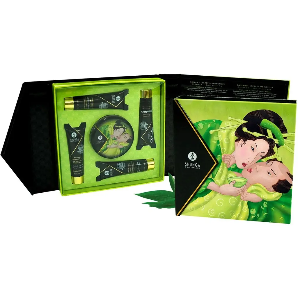 Набір інтимної косметики Shunga Geisha Secrets Organica Exotic Green Tea - фото 4