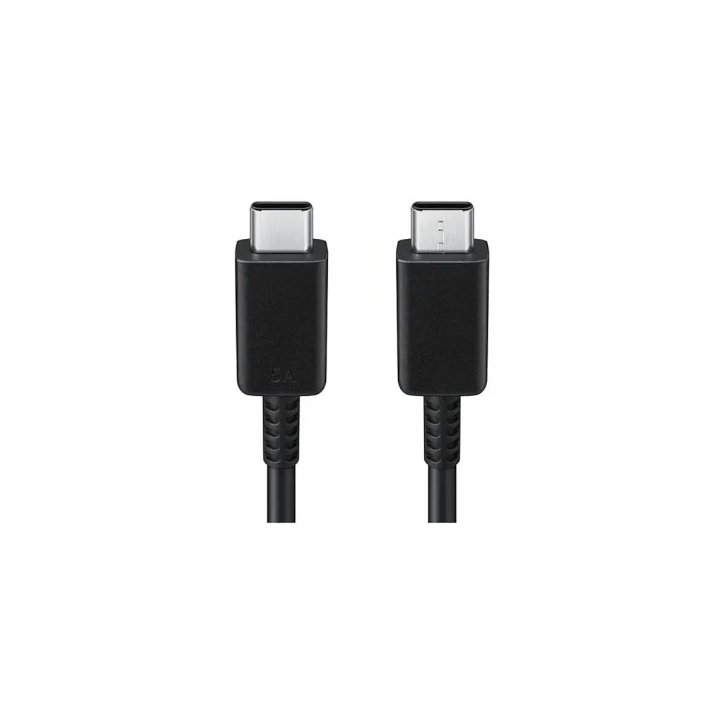 Дата кабель USB-C to USB-C 1.0m 5A black Samsung (EP-DN975BBRGRU) - фото 2