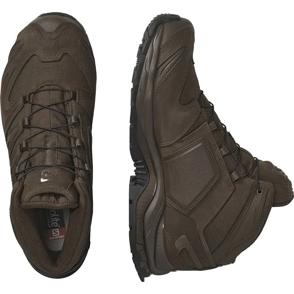 Ботинки Salomon XA Forces MID EN 14.5 Dark Earth - фото 6