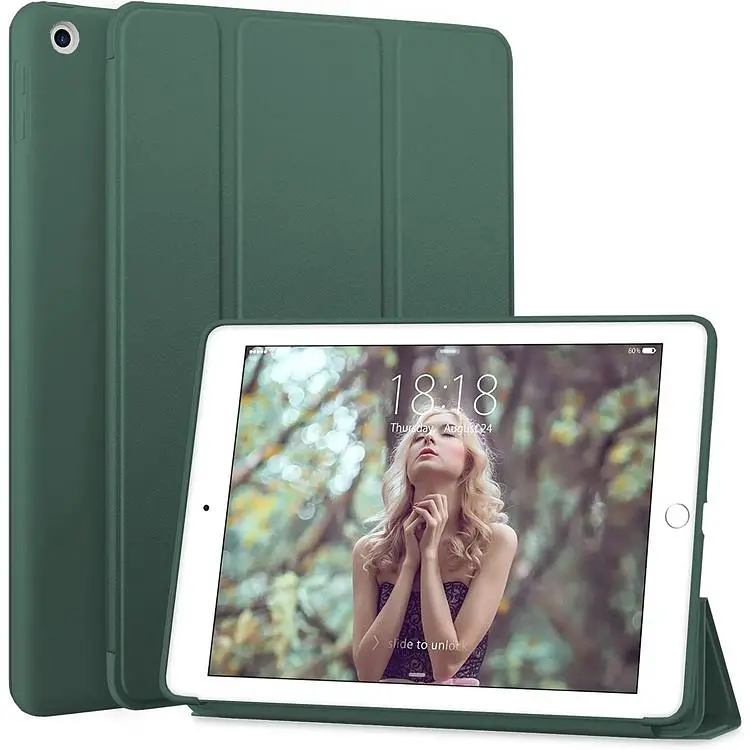 Чохол-книжка BeCover Tri Fold Soft TPU Silicone для Apple iPad Air 4 10.9 2020/2021 Dark Green (706870) - фото 2