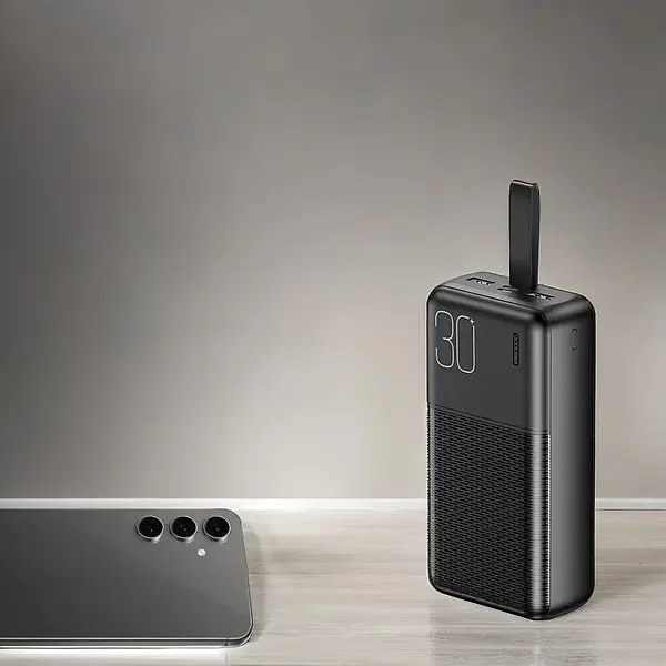 Внешний аккумулятор XO PR199 30000mAh 22.5W Black [123250] - фото 7