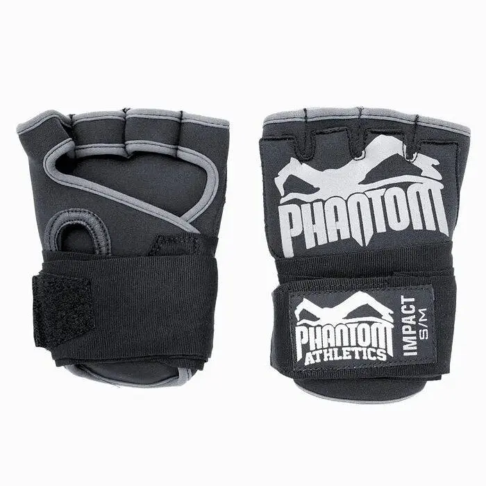 Бинты-перчатки Phantom Athletic Impact Gel Black/Grey L/XL - фото 2