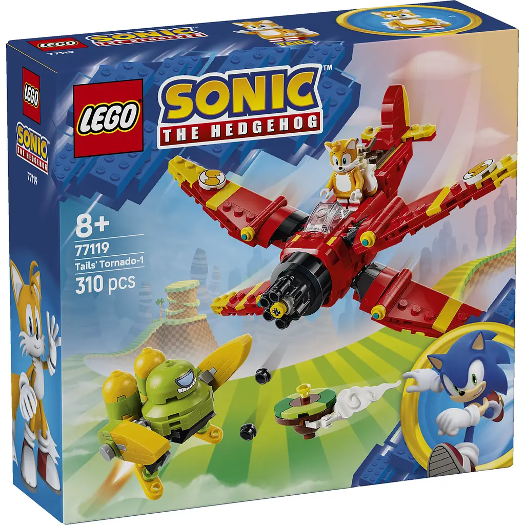 Конструктор LEGO Sonic Літак Тейлза Торнадо-1 310 ел. (77119) - фото 2