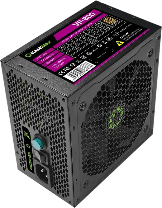 Блок питания GameMax VP-800 800W 80+ (VP-800) Б/У - фото 3