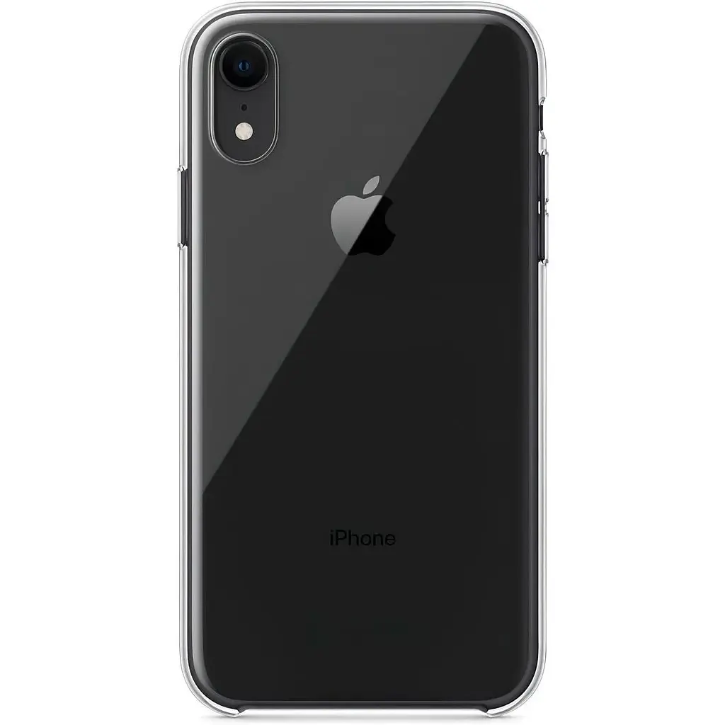 Оригинальный противоударный чехол Apple Clear Case Hardshell для iPhone XR (6.1") прозрачный (MRW62ZM/A) - фото 7