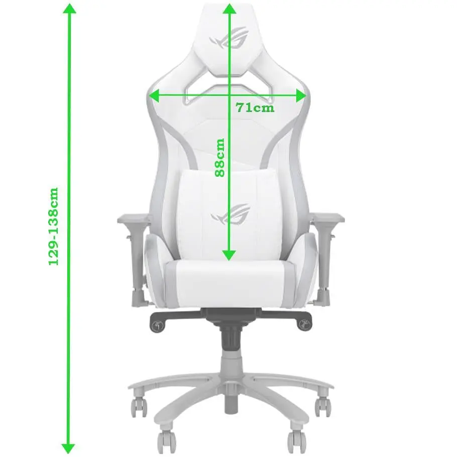 Ігрове крісло ASUS ROG Chariot X Core White (90GC01N0-MSG060) - фото 5