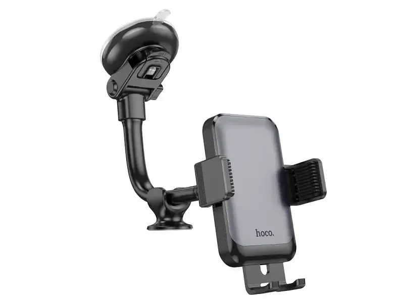 Автомобільний тримач для смартфона Hoco H27 Car Mount Holder Black (6942007608923) - фото 2