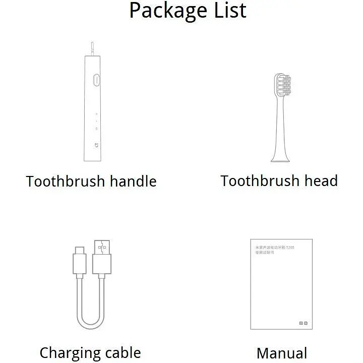 Електрична зубна щітка MiJia Sonic Electric Toothbrush T200 Blue [82232] - фото 10