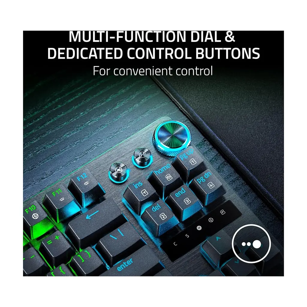 Клавіатура Razer Huntsman V3 Pro TKL USB UA Black (RZ03-04980100-R3M1) - фото 8