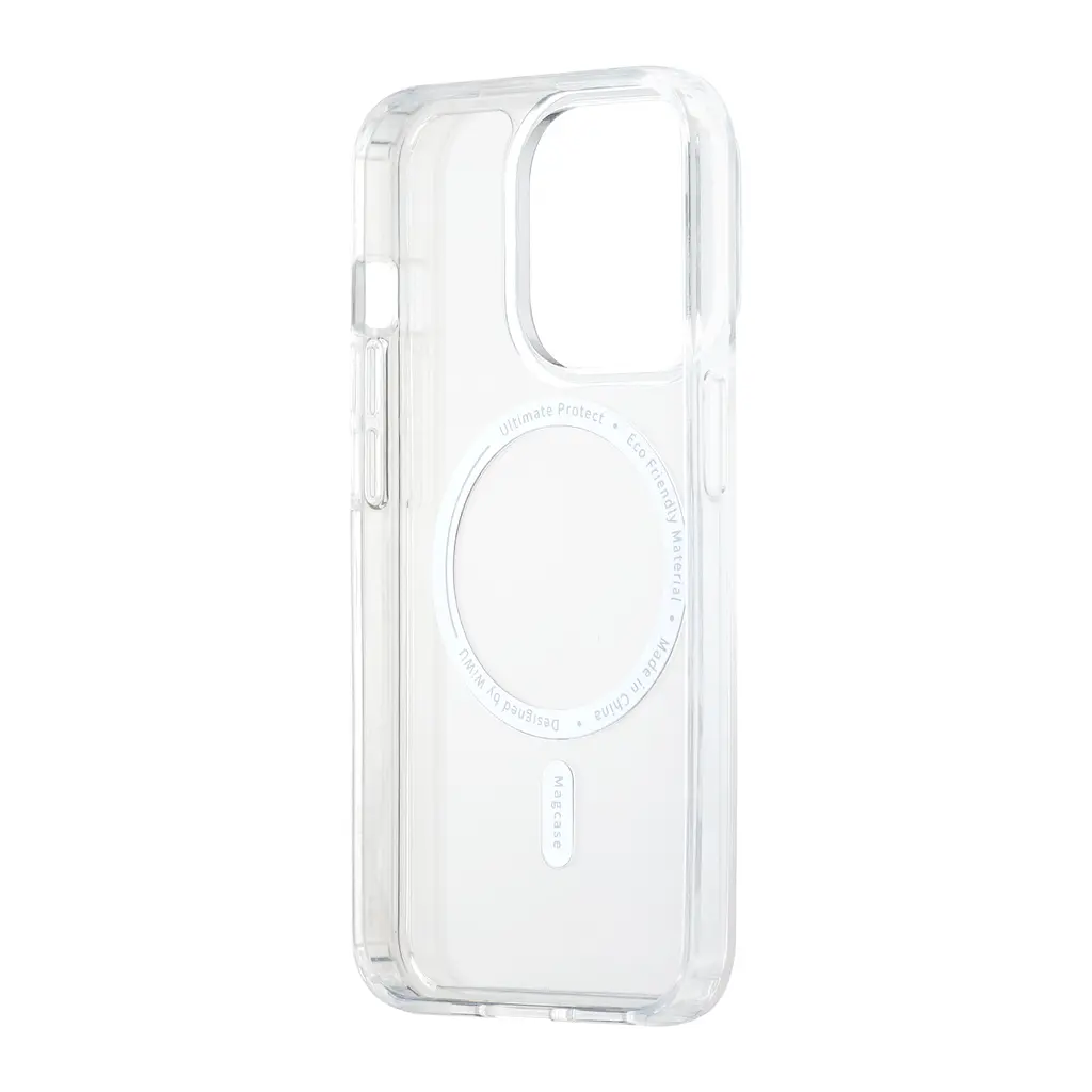 Чохол WIWU Magnetic Crystal with MagSafe iPhone 15 Pro Transparent - фото 3