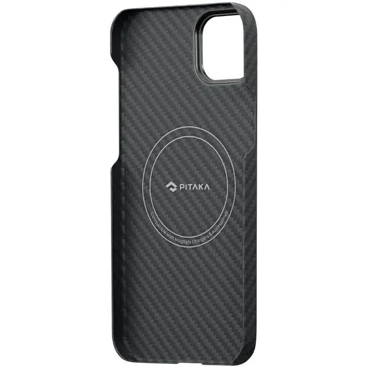 Чехол-накладка Pitaka MagEZ Case 3 Twill 1500D Black/Grey для iPhone 14 Plus (KI1401M) - фото 3