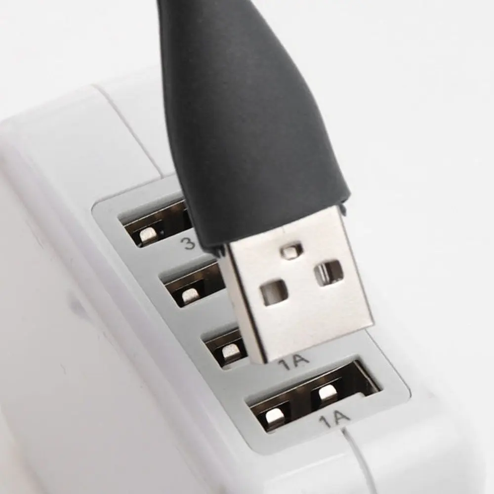 USB LED лампочка гнучка 3W, холодне світло чорна - фото 5