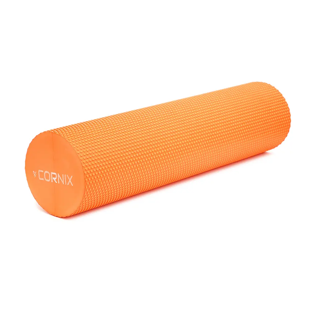 Масажний ролик Cornix EVA+ 60 x 15 см (валик, ролер) XR-0307 Orange - фото 5
