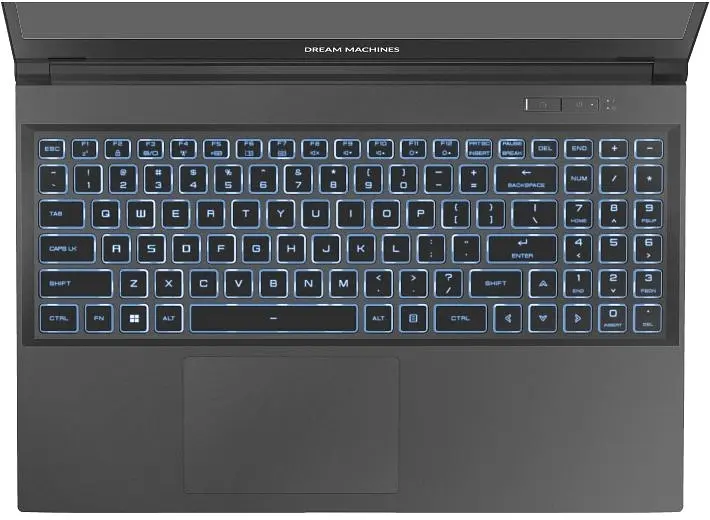 Ноутбук Dream Machines RG4060-15 15.6FHD IPS, Intel i7-13700H, 32GB, F1TB, NVD4060-8, DOS, чорний (RG4060-15UA27) - фото 4