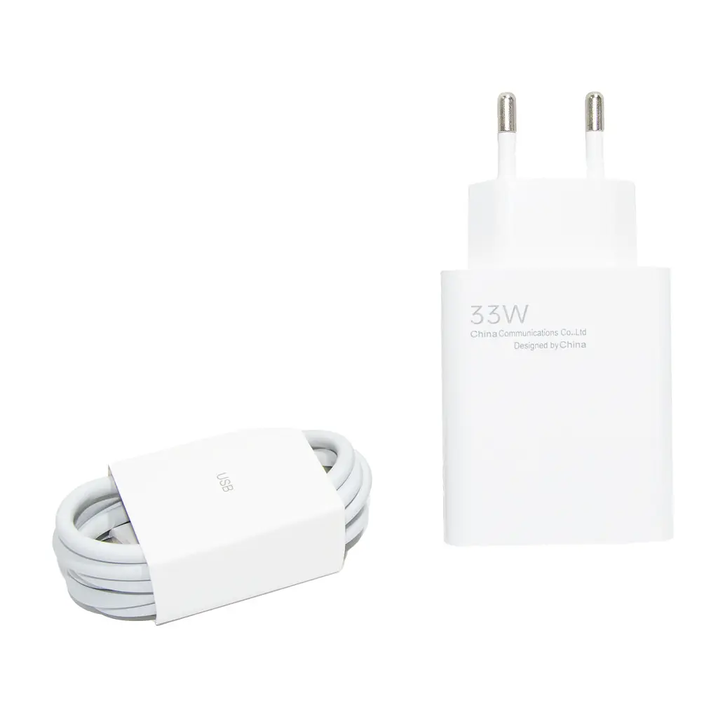 Зарядний пристрій Power Adapter 9168, USB+Type-C, білий, 18W, з кабелем 95 см - фото 2