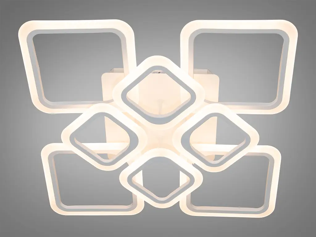 Светодиодная люстра смарт светильник с ИК пультом и димером, 105W - фото 3