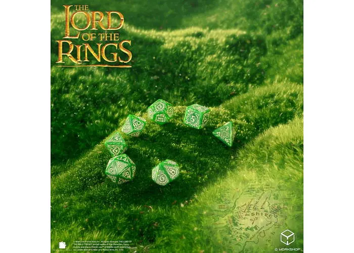 Набір кубиків The Lord of the Rings: Shire Dice Set (7 шт.) (LOTR/190166/SHI/A) - фото 8