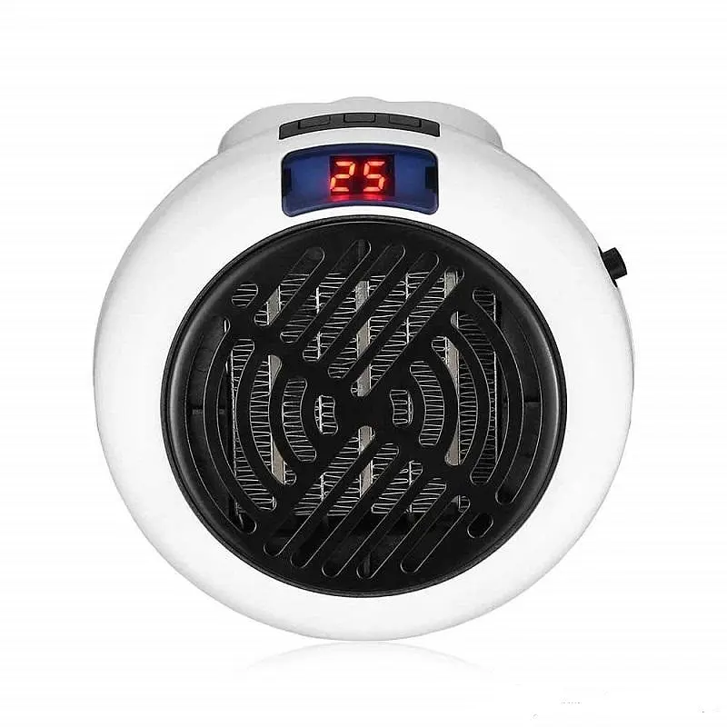 Портативний електричний обігрівач тепловентилятор 600 Вт UKC Wonder Heater Pro білий