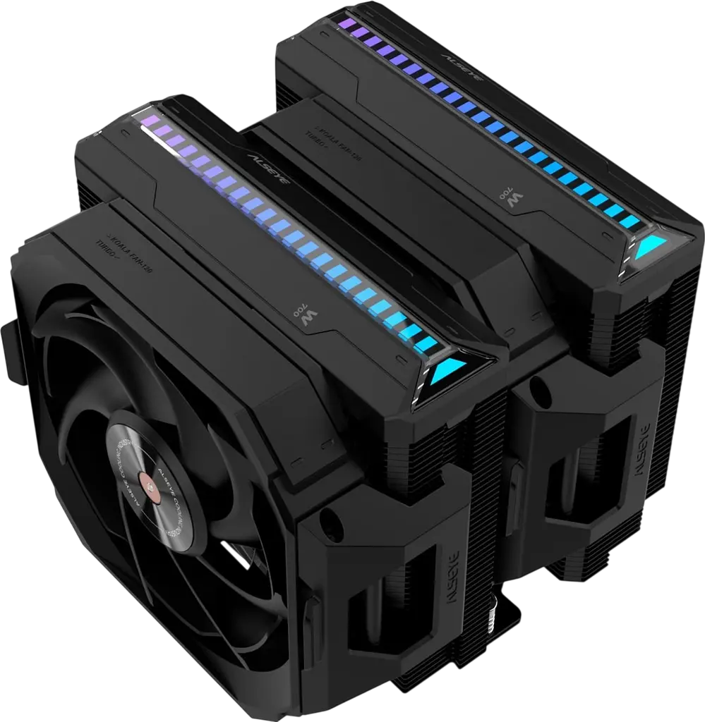 Повітряне охолодження Alseye W700-B ARGB Black (AS.01.08.0015) - фото 2
