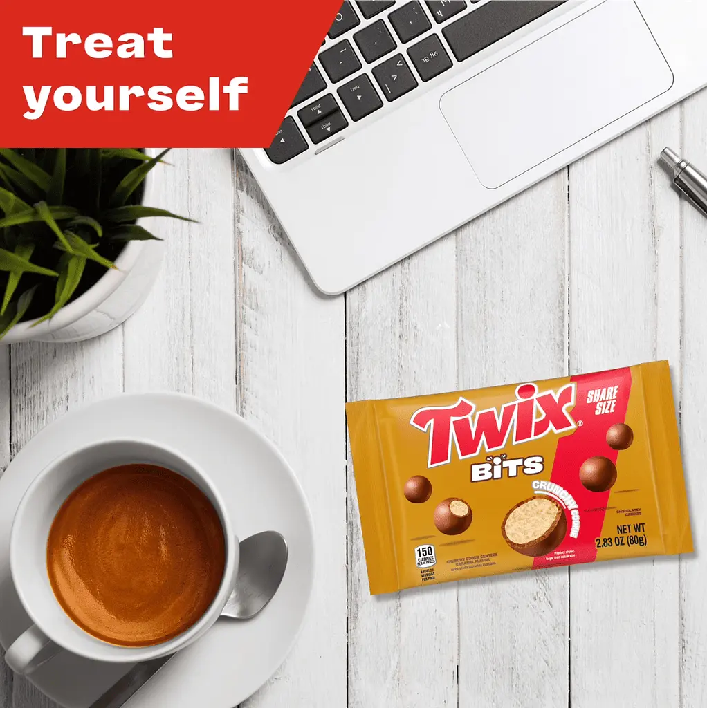 Шоколадні кульки Twix Bits Crunchy Cookie Chocolate Candy 80г - фото 6