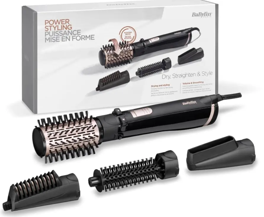 Фен-щетка для волос 4 насадки BaByliss AS200E - фото 5