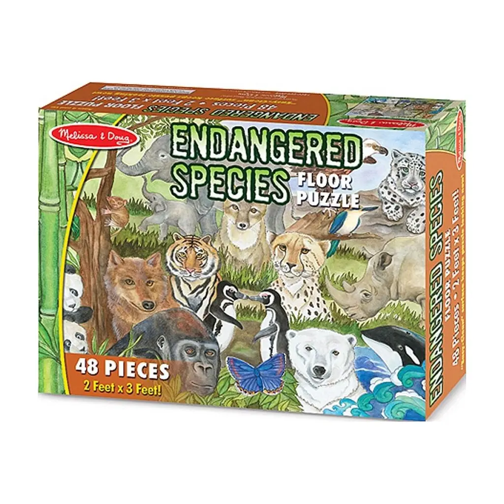 Пазл Melissa&Doug Мега "Вимираючі види тварин", 48 елементів (MD4437) - фото 3