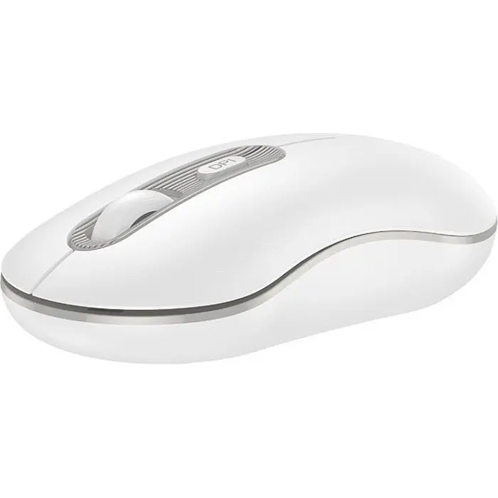Миша Hoco GM21 Platinum Wireless White [93365] - фото 2