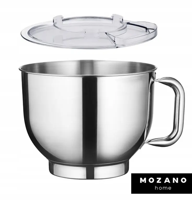 Кухонний комбайн Mozano професійний тістоміс Kitchen Machine 2300 Вт чаша 6,2л Silver - фото 4