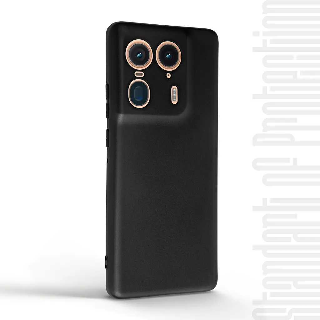 Чехол-накладка для смартфона Motorola Edge 50 Ultra, противоударный, силиконовый, термополиуретановый (ТПУ), с защитой камеры и корпуса, черный, защита всего корпуса, ArmorStandart (ARM77290) - фото 2