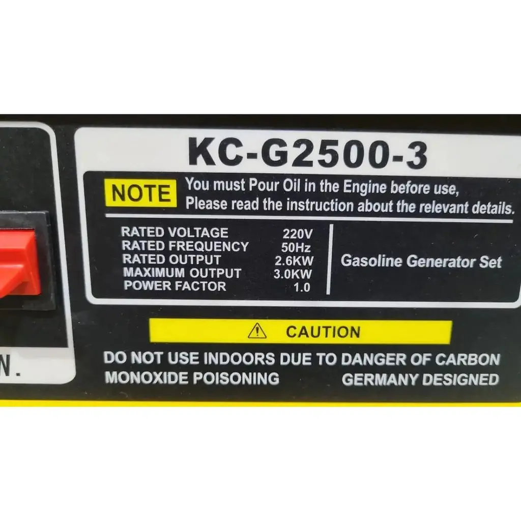 Генератор бензиновий Vogler KC-G2500-3 [161276] - фото 9