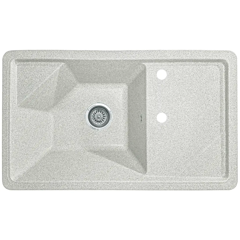 Мийка кухонна Valetti 58C гранітна 785х465 мм тера - фото 3