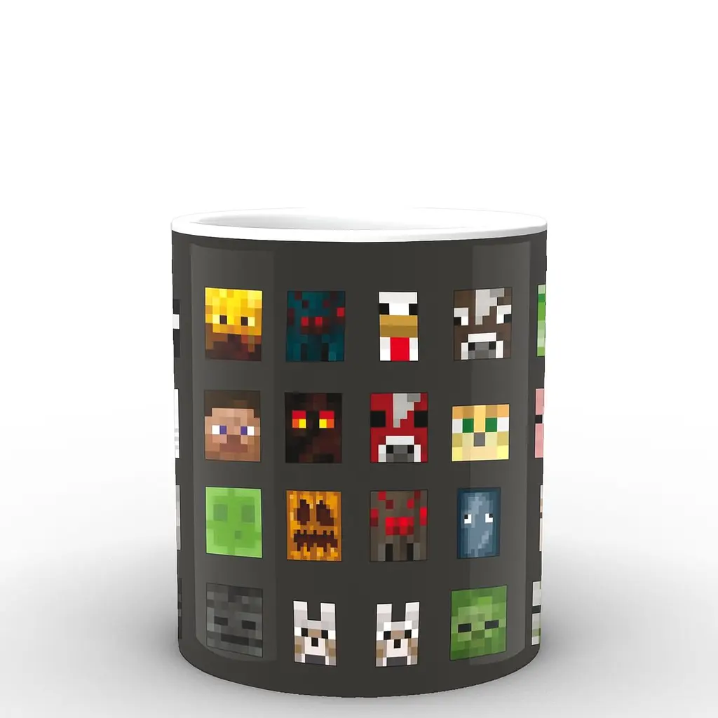 Кухоль GeekLand Minecraft Майнкрафт постер MС.02.009 330 мл білий - фото 3