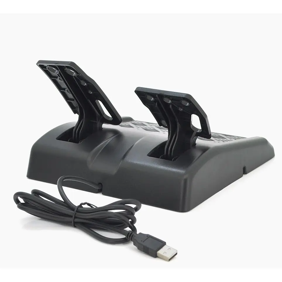 Руль гоночный Voltronic 1FS игровой вибрационный с педалями для ПК - фото 2