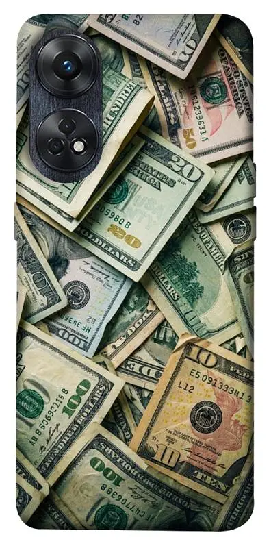 TPU чохол Demsky Dollars для Oppo Reno 8 T 4G